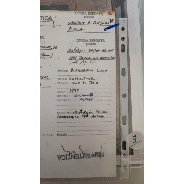 Lucio Bulgarelli, 1996, Oil on Canvas, Framed For Sale - Image 17 of 18