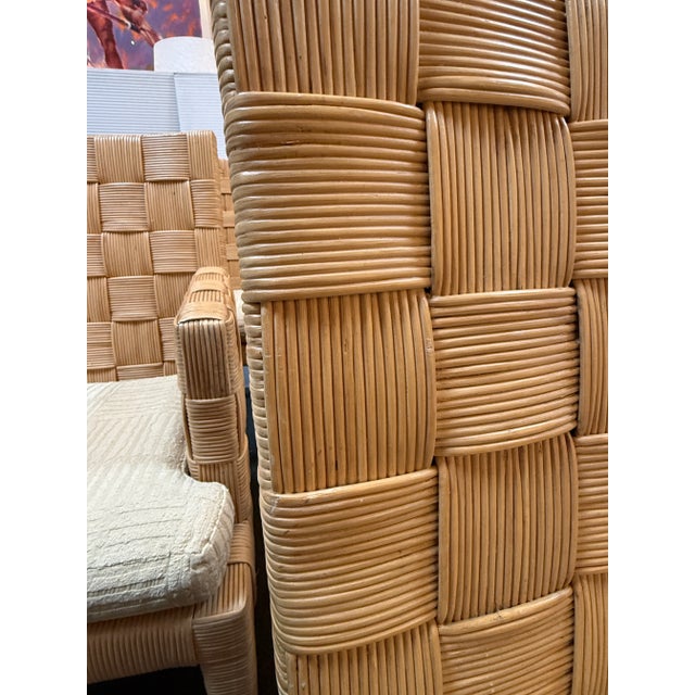 Wood John Hutton for Donghia Block Island Dining Chairs, Set of Eight For Sale - Image 7 of 12