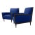 Modern Mid-Century Style Lounge Chairs - a Pair For Sale - Image 4 of 4