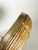 Gold French Riviera Rush and Brass Basket, France, 1950s For Sale - Image 8 of 12