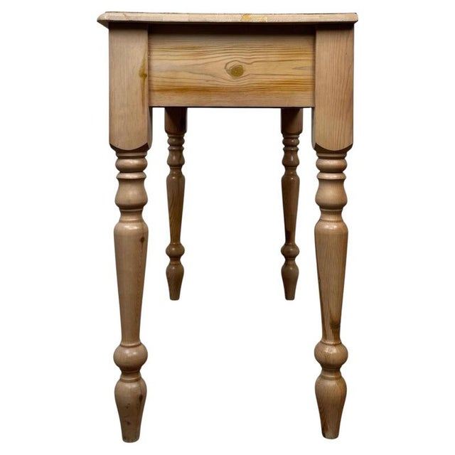20th Century Vintage Pine Writing Desk For Sale - Image 10 of 12