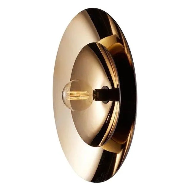 Black Zénith Double Wall Light in Gold by Radar For Sale - Image 8 of 8