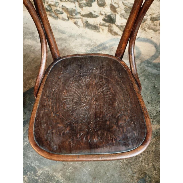 Bentwood Café Chairs from Jacob & Josef Kohn, Vienna, Austria, 1900s, Set of 2 For Sale - Image 3 of 15