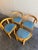 1960s Danish Modern Oak Dining Chairs With Curved Backrests - Set of 4 For Sale In Los Angeles - Image 6 of 10