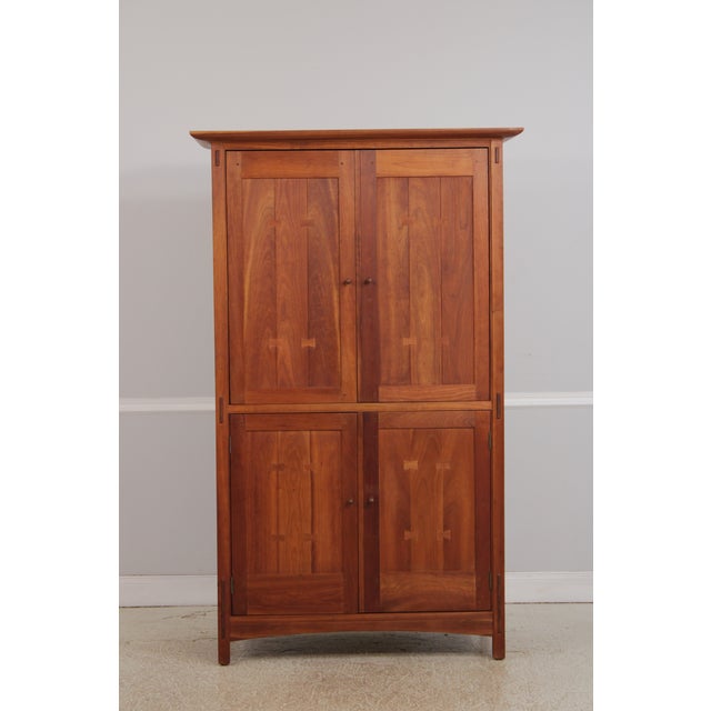 Age: C.1994 Details: Finish no.708 Adjustable Shelves Dovetailed Drawer Construction High Quality Construction Large...