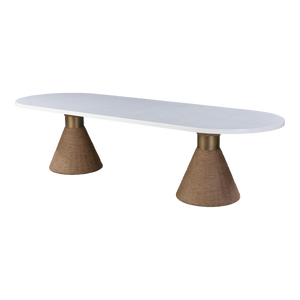 Rishi Natural Rope Oval Table