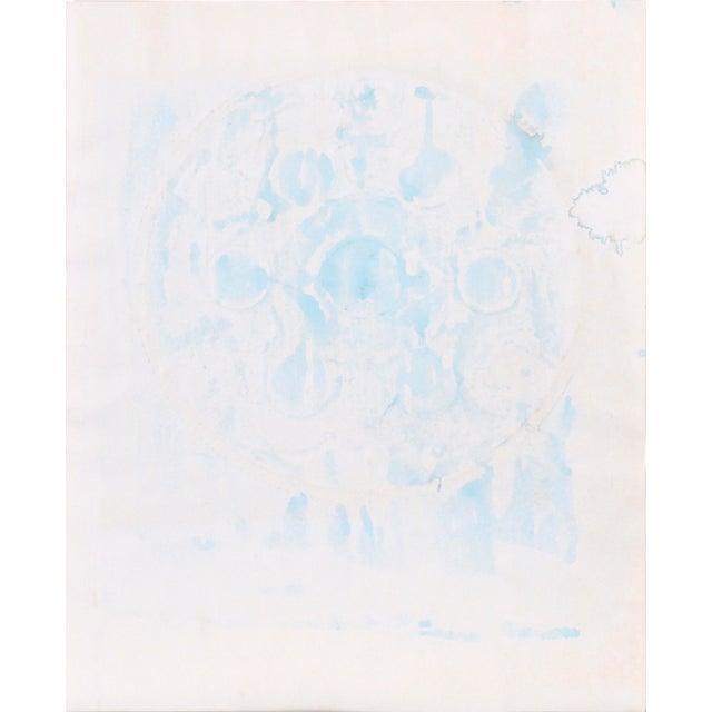 Paper Get in Gear Ii- Geometric Abstract Expressionist Mandala in Acrylic on Paper by Ricardo De Silva For Sale - Image 7 of 8