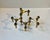 Gold Vintage Modular Candleholders in Brass by Frits Nagel for BMF, 1960s, Set of 4 For Sale - Image 8 of 10