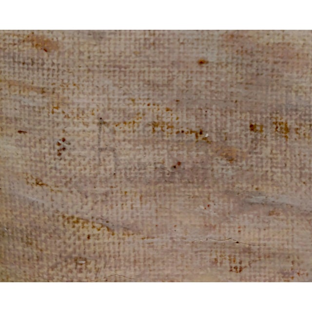 Desire Honore Berard -Husband & Wife Walking the Winter Street -19th C. Oil Painting For Sale In Los Angeles - Image 6 of 9