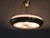 Rare art deco ufo chandelier designed by josef hurka and produced in czechoslovakia during the 1930s. Crafted from brass-...