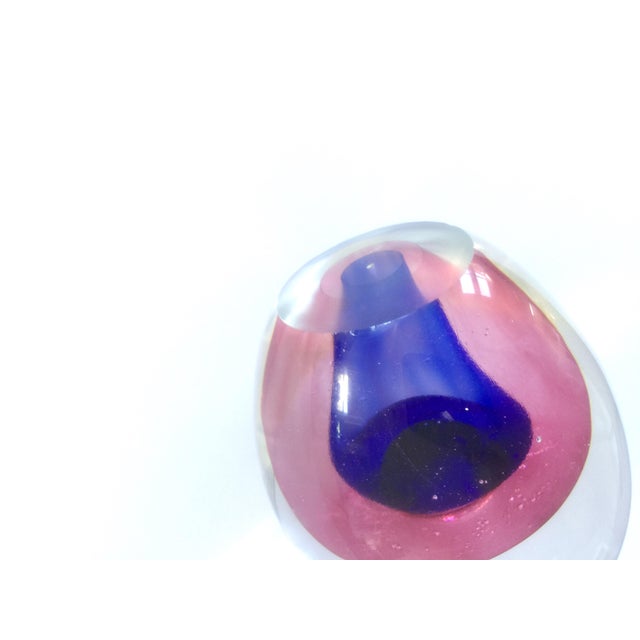 Large Murano Style Art Glass Paperweight For Sale In Portland, ME - Image 6 of 7