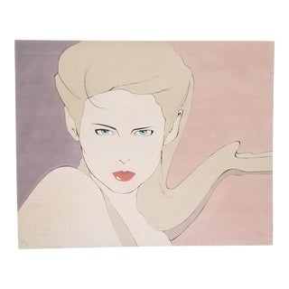 1980s Marc Pop Art / Postmodern Female Portrait/ Sold For Sale