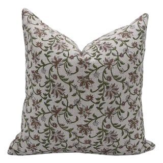 Aradhana Throw Pillow Cover Premium Thick Linen Collection 14x14 Inch-Aradhna For Sale