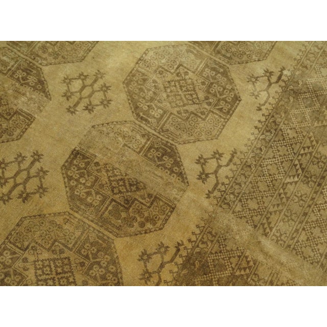 Green Large Ersari Rug rug no.j1479 For Sale - Image 8 of 10