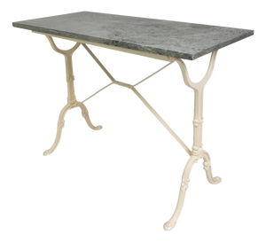 Garden Table with Marble Top, 1950s