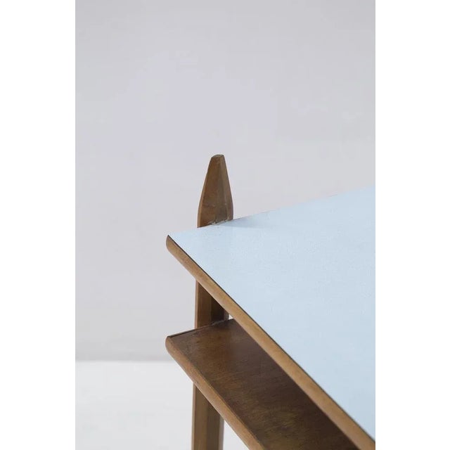 Mid-Century Italian Desk in Wood and Laminate, 1950s For Sale - Image 6 of 11