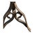 Pair of Mid-Century Wrought Iron Jardinière Plant Stands, Mediterranean Style For Sale In Indianapolis - Image 6 of 12