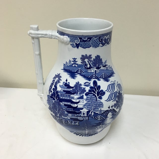 Vintage Blue Willow Vase Chairish