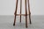 Tall Art Deco Oak Pedestal with 2 Levels, France, 1910s For Sale - Image 9 of 11