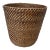 Woven Rattan Waste Basket For Sale