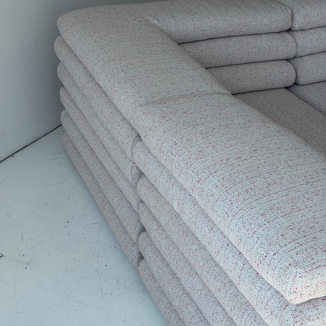 1980s Monumental Stacked Modular Sectional For Sale - Image 9 of 12