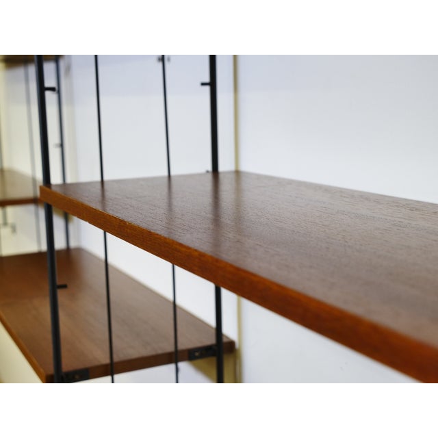 Mid-Century Modular String Shelving Unit in Teak, 1960s, Set of 12 For Sale - Image 9 of 18