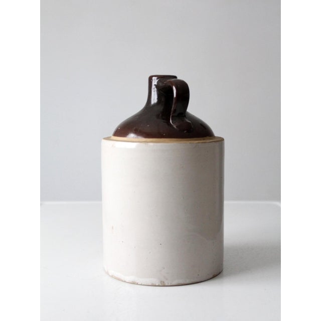 Antique Stoneware Jug With Brown Glaze For Sale - Image 6 of 12