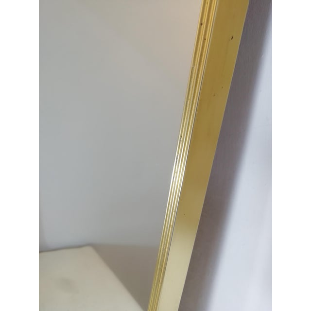 Mid-Century Modern Vintage Mirror with Brass Frame, Italy, 1960s For Sale - Image 3 of 10