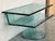 Mid Century Modern Italian Glass Shelves / Mirrored Base Swivel Bar Cart For Sale - Image 4 of 7