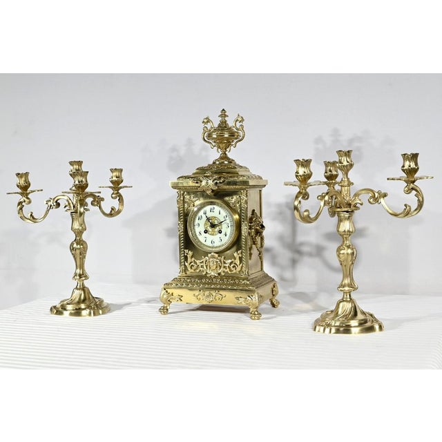 Antique Fireplace Trim, Set of 3 For Sale - Image 3 of 18