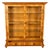 Antique Austrian Cherry Wood Biedermeier Display Library Cabinet Bookcase 1840 For Sale - Image 10 of 12