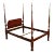 Councill Craftsmen Traditional Mahogany Queen Poster Bed For Sale