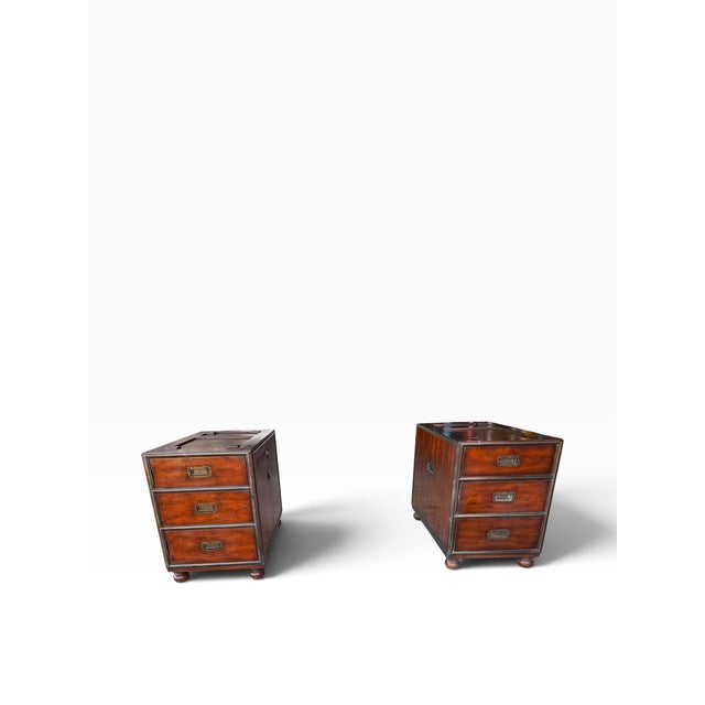 2000 - 2009 Theodore Alexander Captain Powers 9th Bengal Lancers Campaign Executive Desk For Sale - Image 5 of 17
