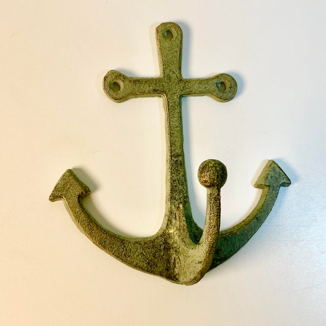 We couldn’t pick this fabulous Wall Hook up fast enough when we saw it. The cast iron item is a ship’s Anchor with a large...