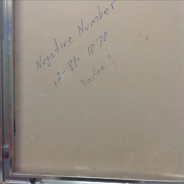 Vintage US Submarine Sepia Toned Photograph For Sale - Image 4 of 5