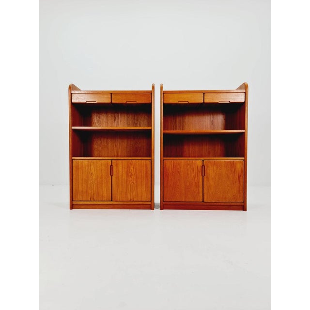 Vintage Danish Freestanding Bookshelf in Teak, Bornholm, 1970s For Sale - Image 17 of 18