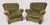 Textile Vintage Chairs in Green Velvet and Bentwood, 1940s, Set of 2 For Sale - Image 7 of 9