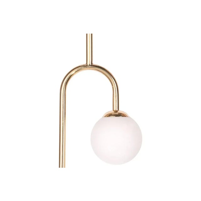 Contemporary Olivia Brass Ceiling Lamp by Royal Stranger For Sale - Image 3 of 11
