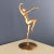 Art Deco 1920s Vintage Henri Lautier Art Deco Dancer Copper Sculpture For Sale - Image 3 of 8