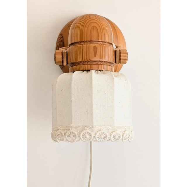 Swedish Pine Wall Lamps from Markslöjd, 1970s, Set of 2 For Sale - Image 11 of 13