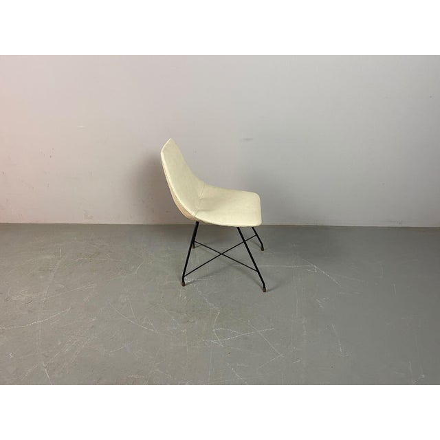 Metal Vintage Aster Side Chair by Augusto Bozzi for Saporiti, Italy, 1950s For Sale - Image 7 of 12
