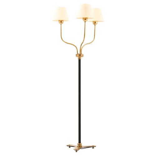 Floor Lamp in Brass and Lacquer from Josef Frank, 1950s For Sale - Image 10 of 10