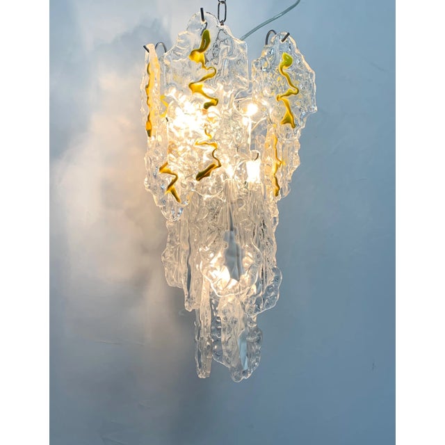 Murano Plate Chandelier by Murrina, 1970 For Sale - Image 6 of 6
