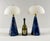 Vintage Prisma Table Lamps with Marble Shades, Italy, 2000s, Set of 2 For Sale - Image 4 of 18