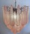 Glass Pink Petal Chandeliers, Murano, 1990s, Set of 2 For Sale - Image 3 of 15