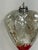 2000 - 2009 Large Mercury Glass Sacred Heart Ornament / Ex-Voto Style Heart For Sale - Image 5 of 7