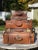 Stacked Set of Five Antique Leather Suitcases or Trunks For Sale - Image 4 of 18