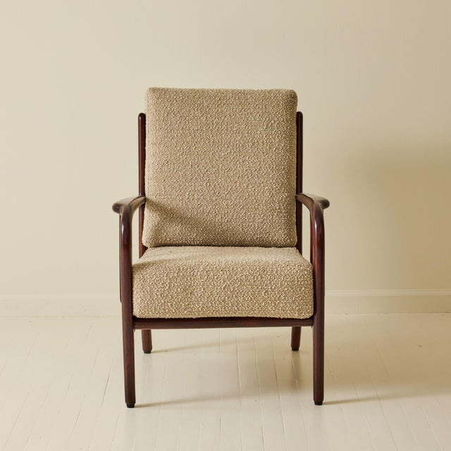 Art Deco Vittorio Valabrega Attributed Armchair, 1940s For Sale - Image 3 of 7