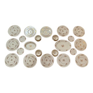 Lenox 24k Gold Harvest Wheat China, Set of Forty-Eight For Sale