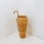 Boho Chic Vintage Rattan Floor Vase or Umbrella Stand For Sale - Image 3 of 14